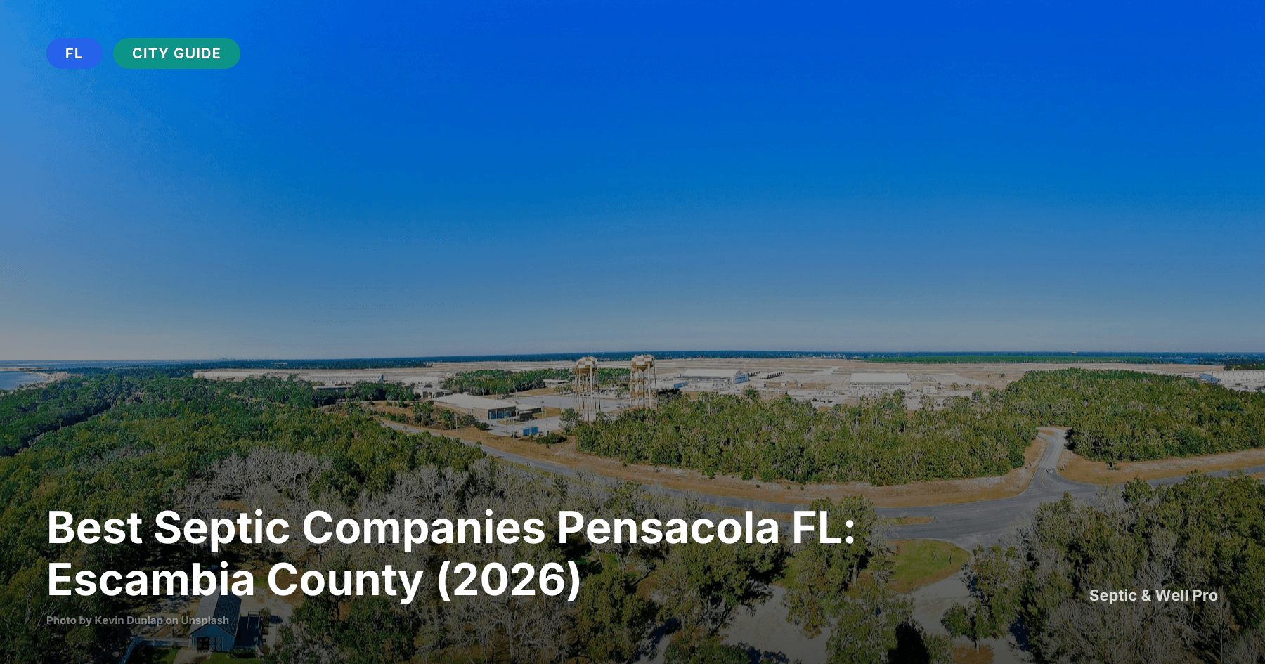 Best Septic Companies Pensacola FL: Escambia County (2026)