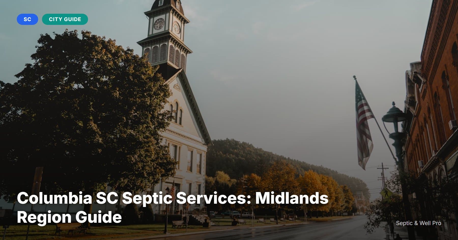 Columbia SC Septic Services: Midlands Region Guide