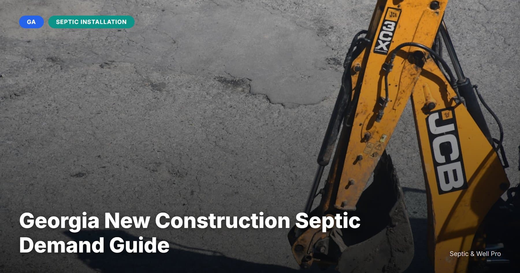 Georgia New Construction Septic Demand Guide