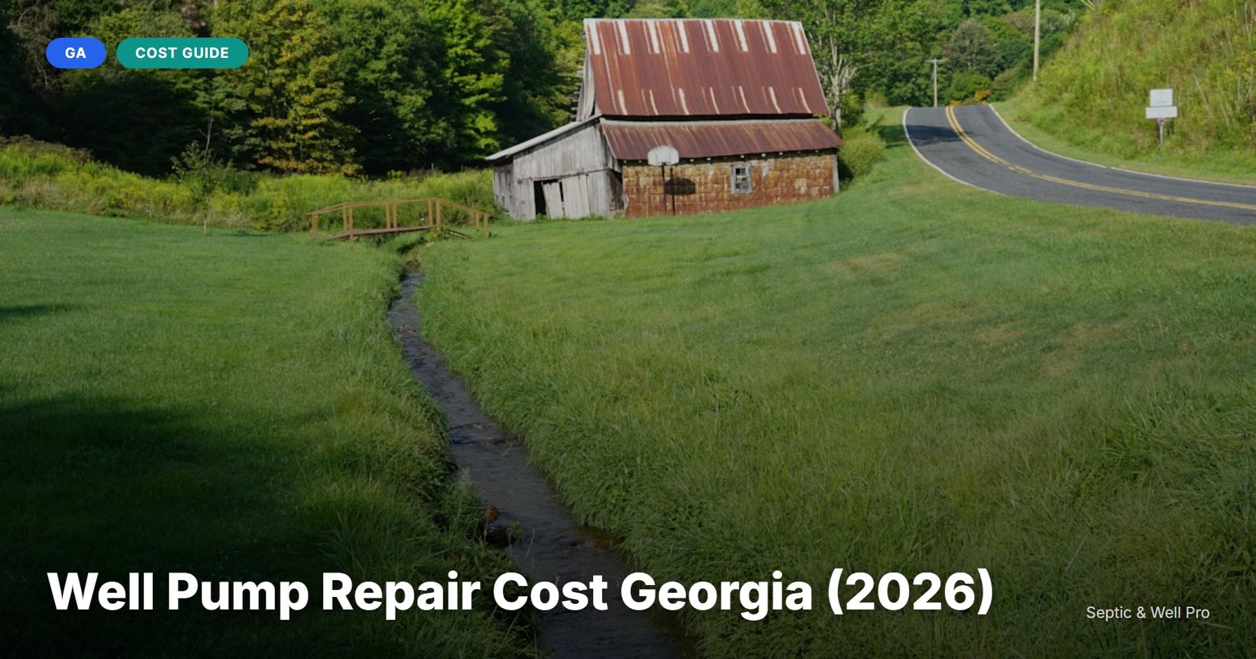 Well Pump Repair Cost Georgia (2026)