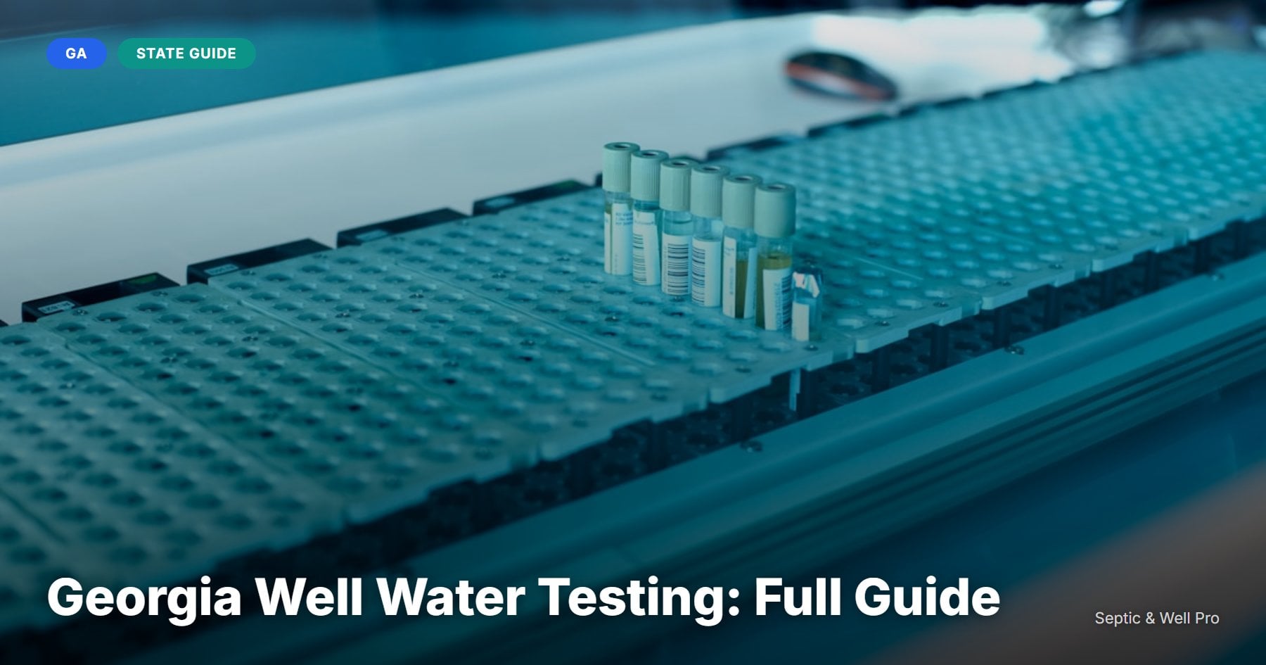 Georgia Well Water Testing: Full Guide