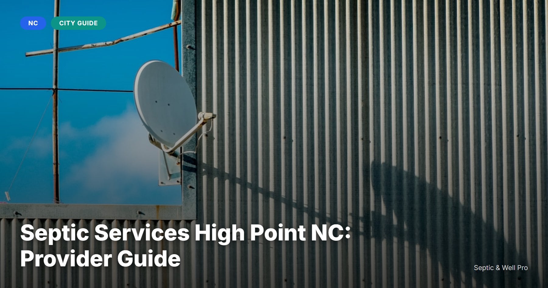 Septic Services High Point NC: Provider Guide