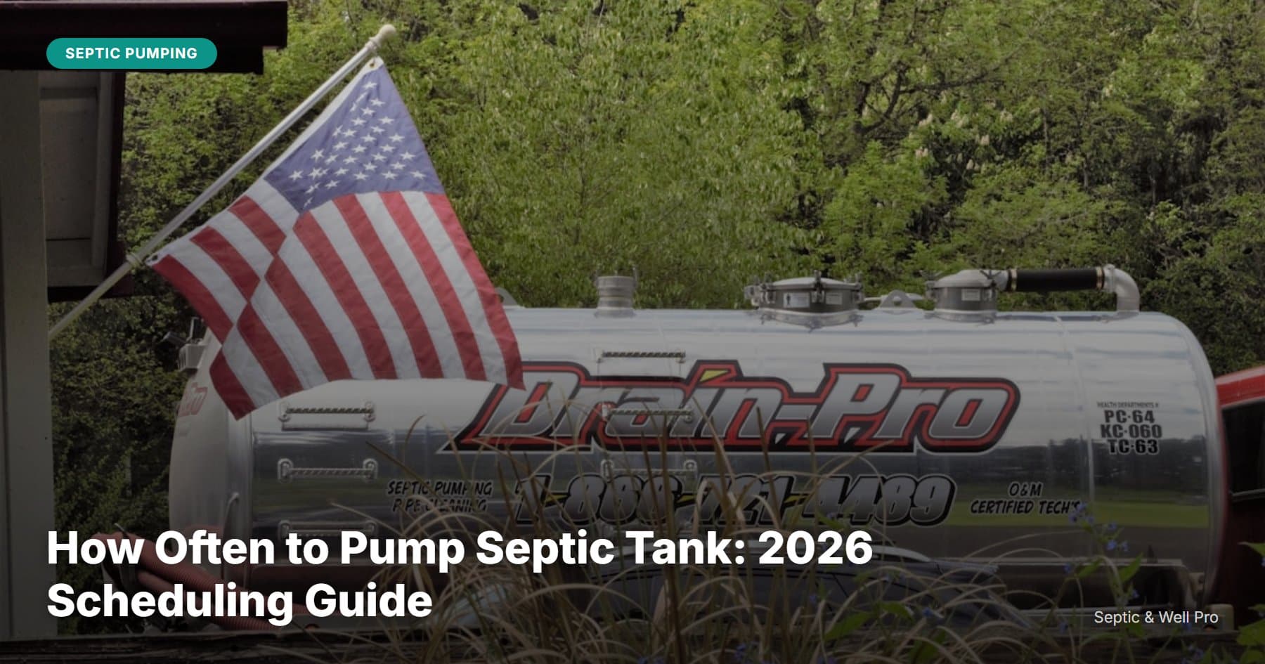 How Often to Pump Septic Tank: 2026 Scheduling Guide