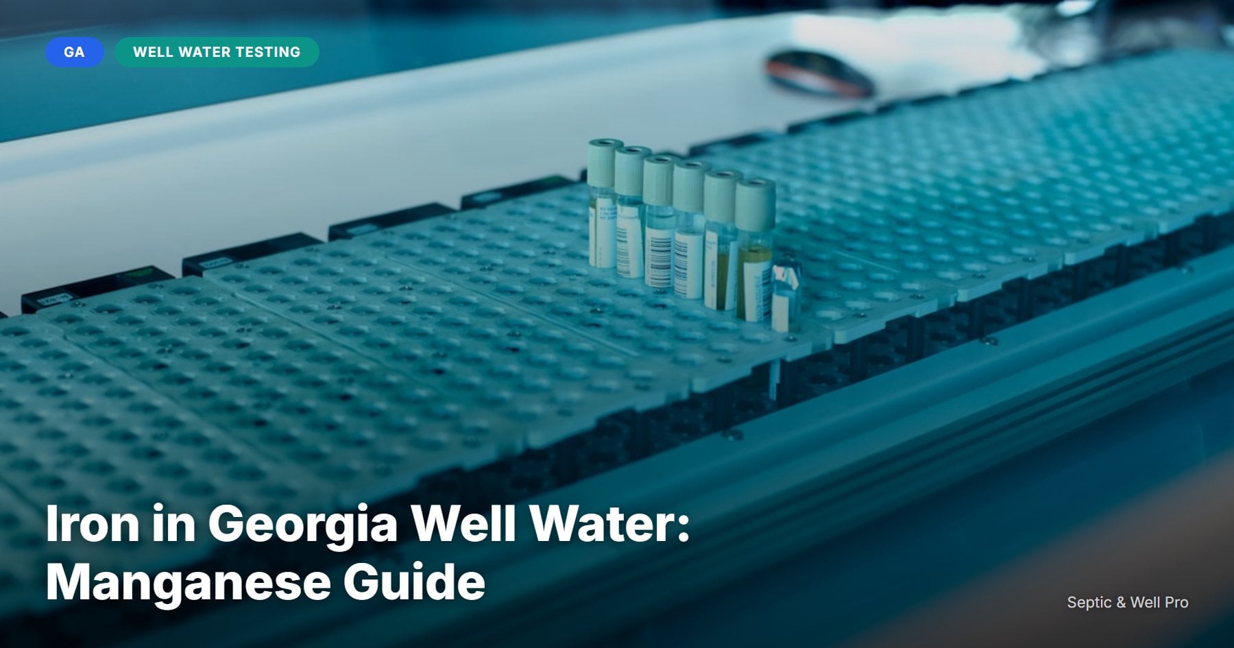 Iron in Georgia Well Water: Manganese Guide