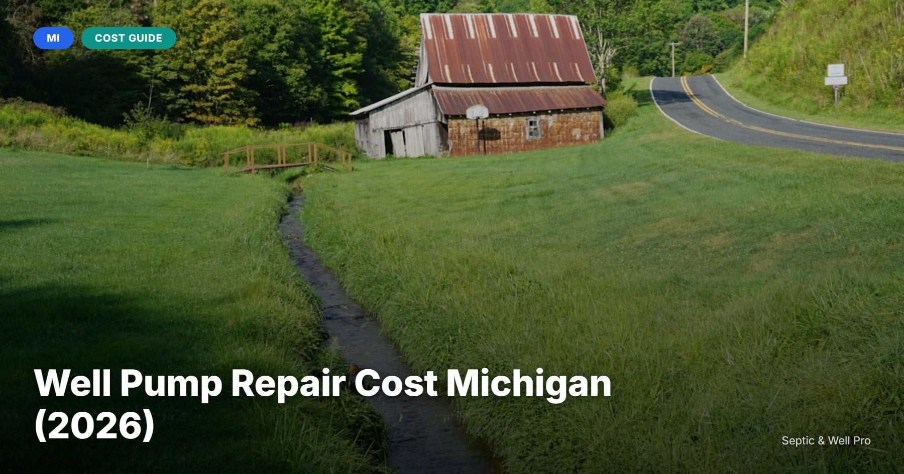 Well Pump Repair Cost Michigan (2026)