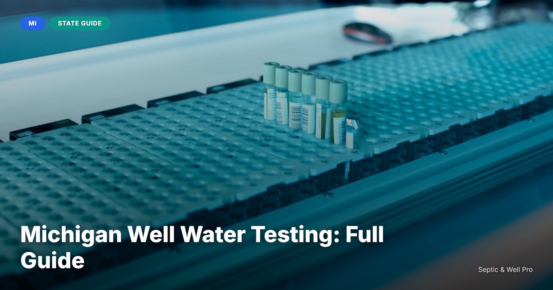 Michigan Well Water Testing: Full Guide