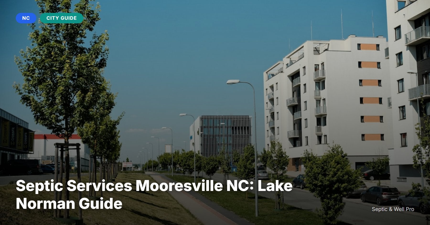 Septic Services Mooresville NC: Lake Norman Guide