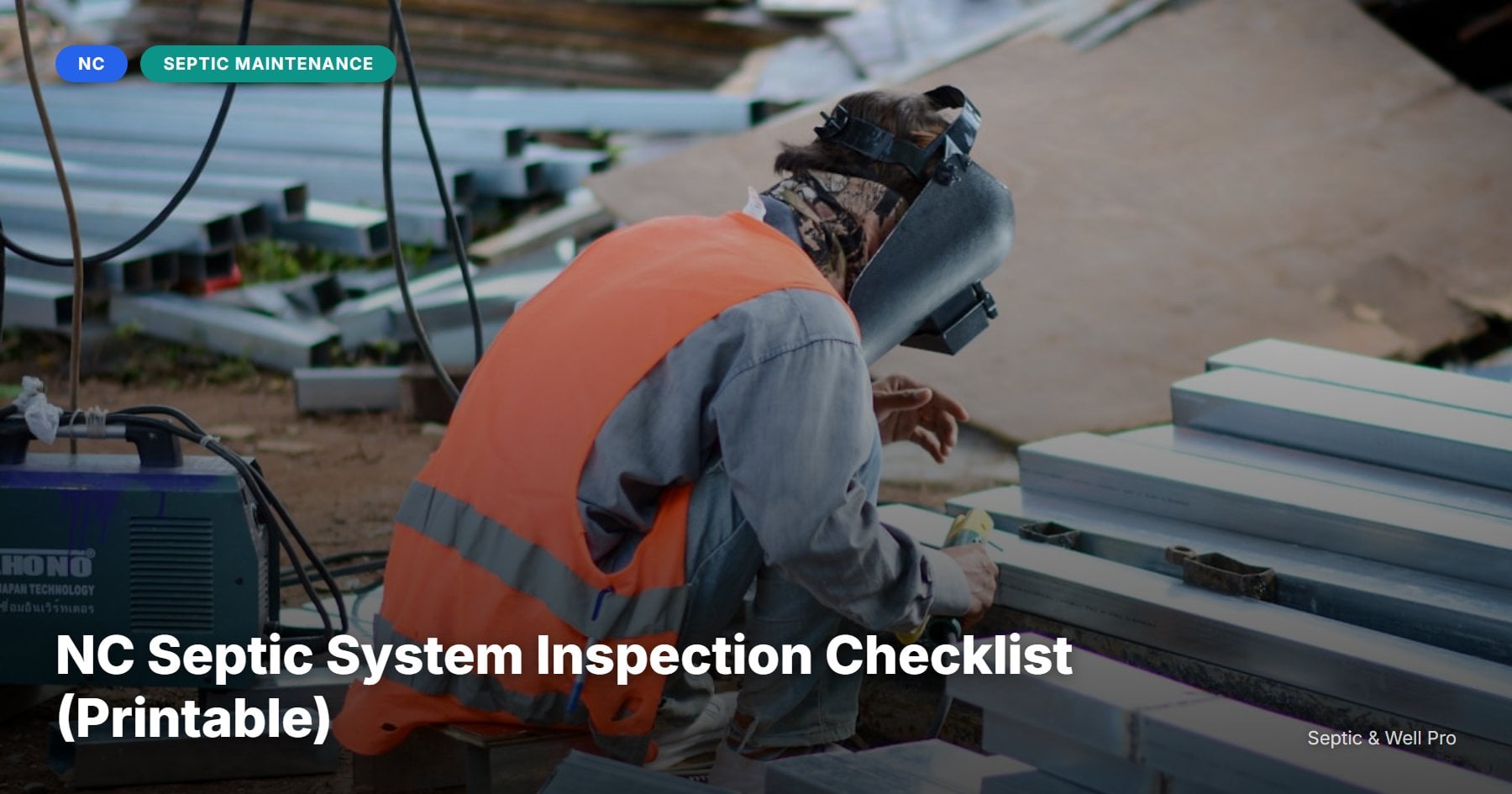 NC Septic System Inspection Checklist (Printable)