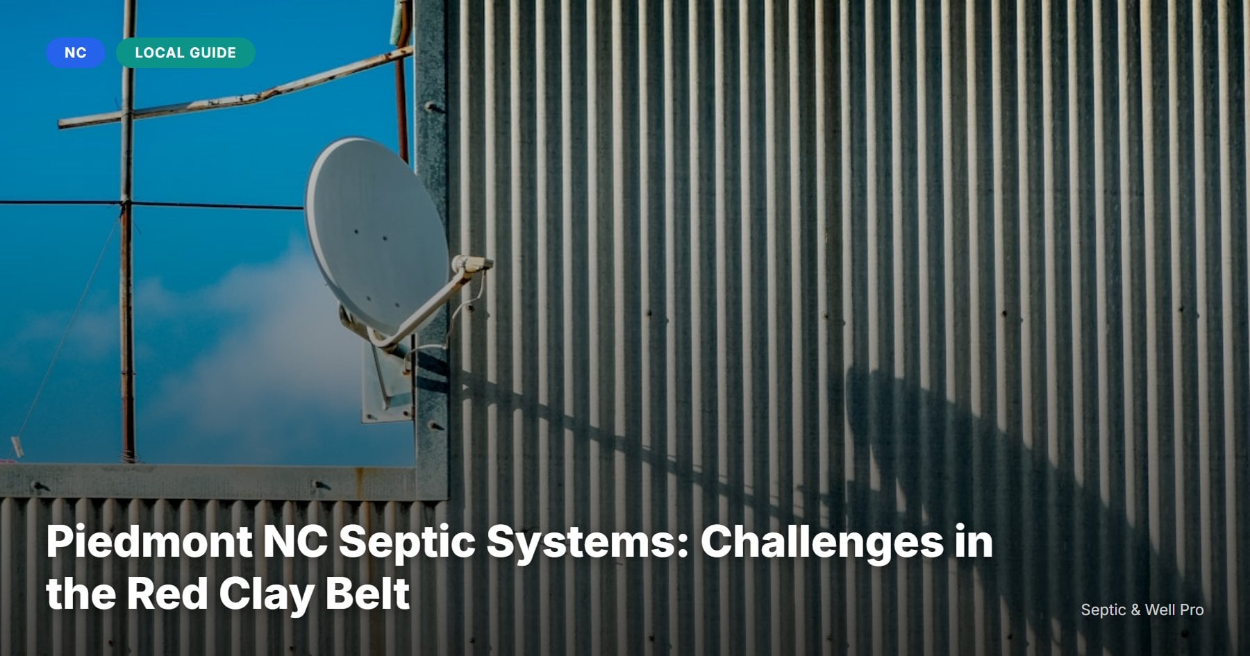 Piedmont NC Septic Systems: Challenges in the Red Clay Belt
