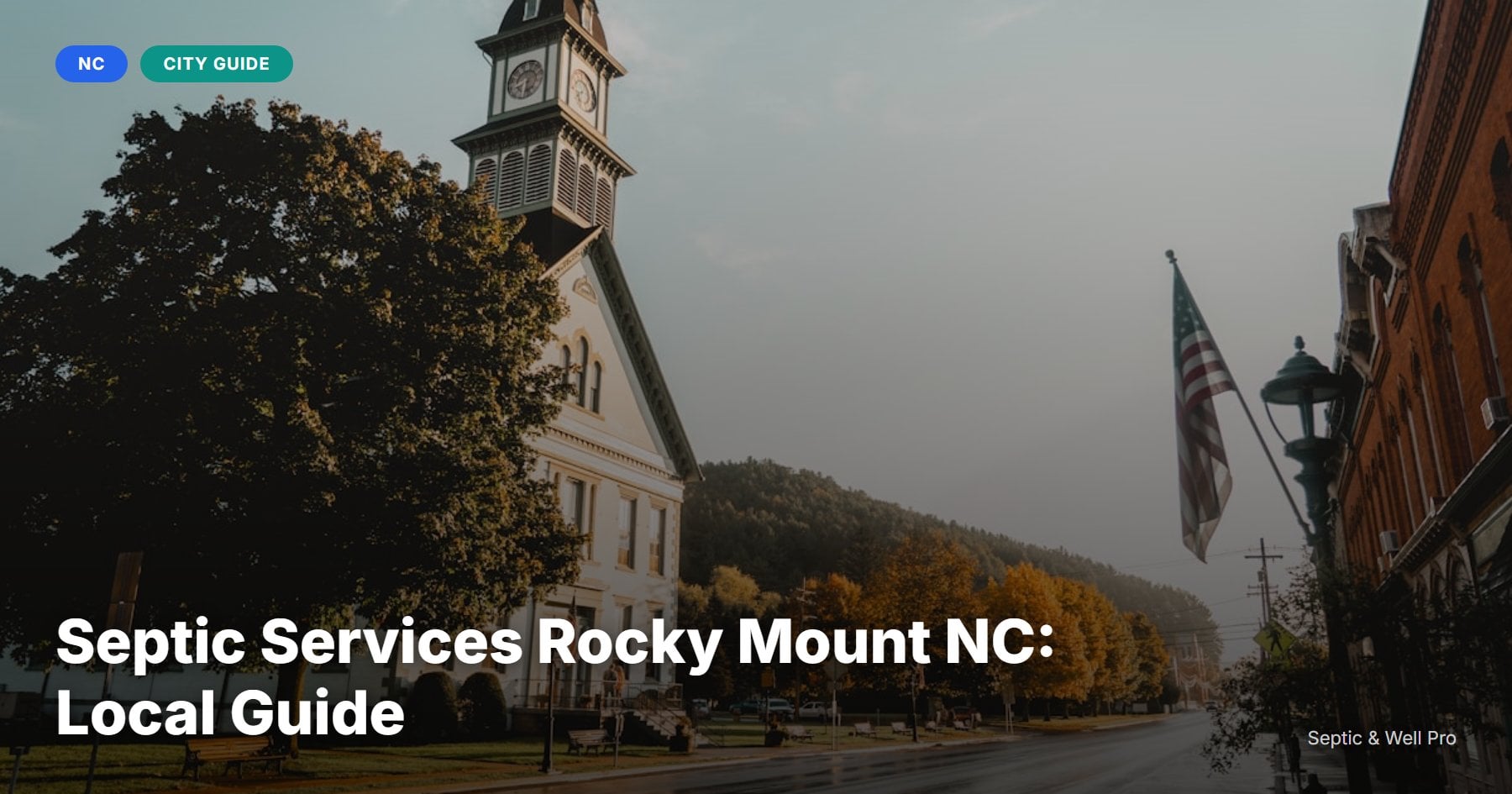 Septic Services Rocky Mount NC: Local Guide