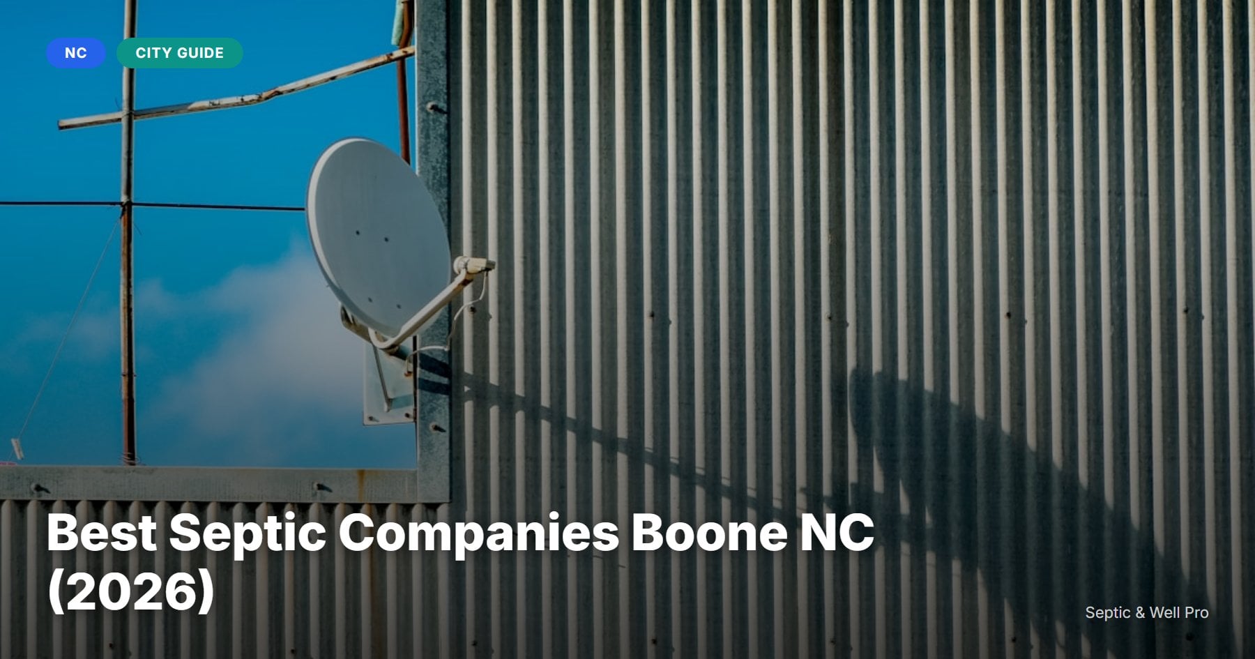 Best Septic Companies Boone NC (2026)