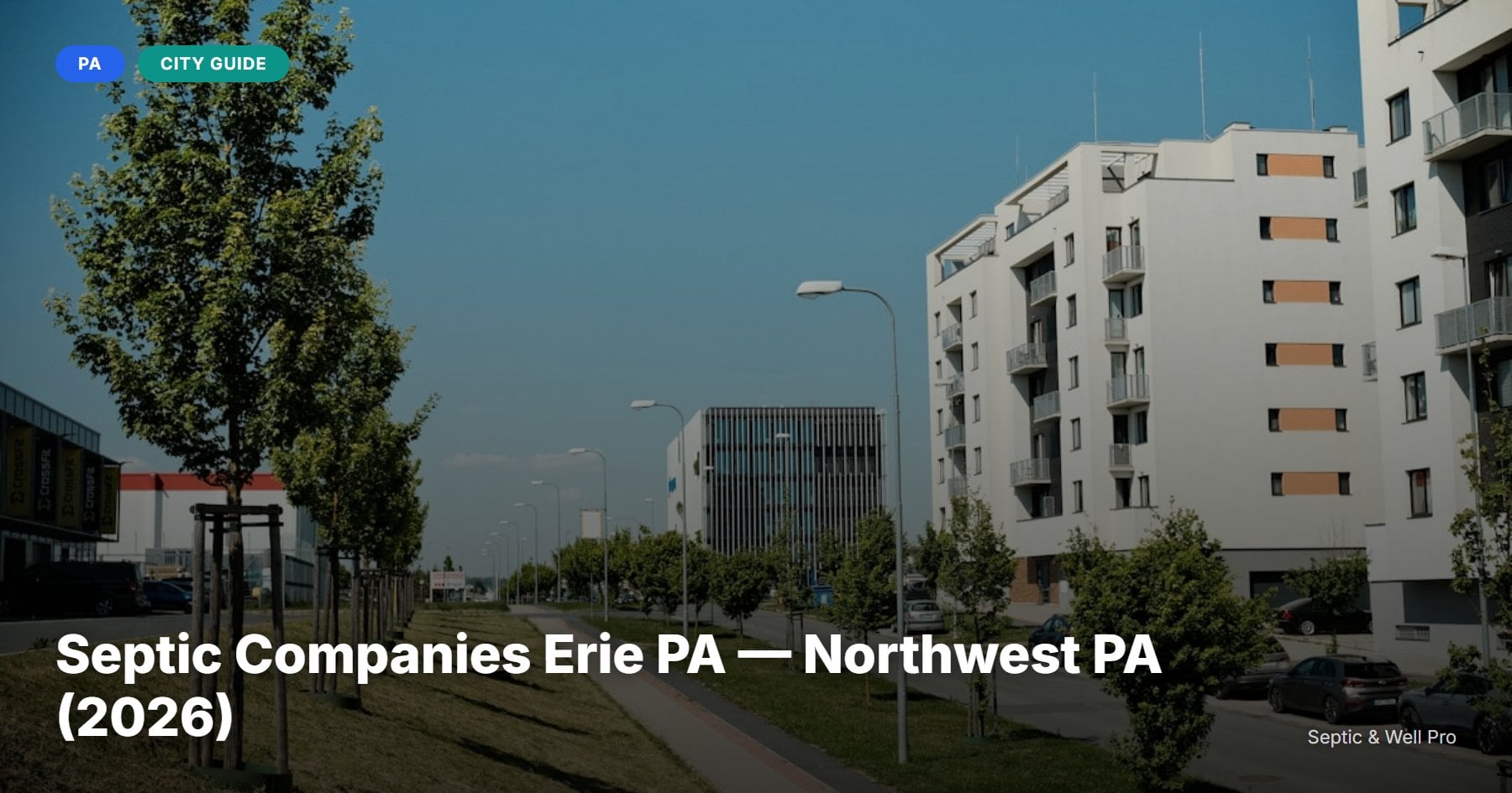 Septic Companies Erie PA — Northwest PA (2026)