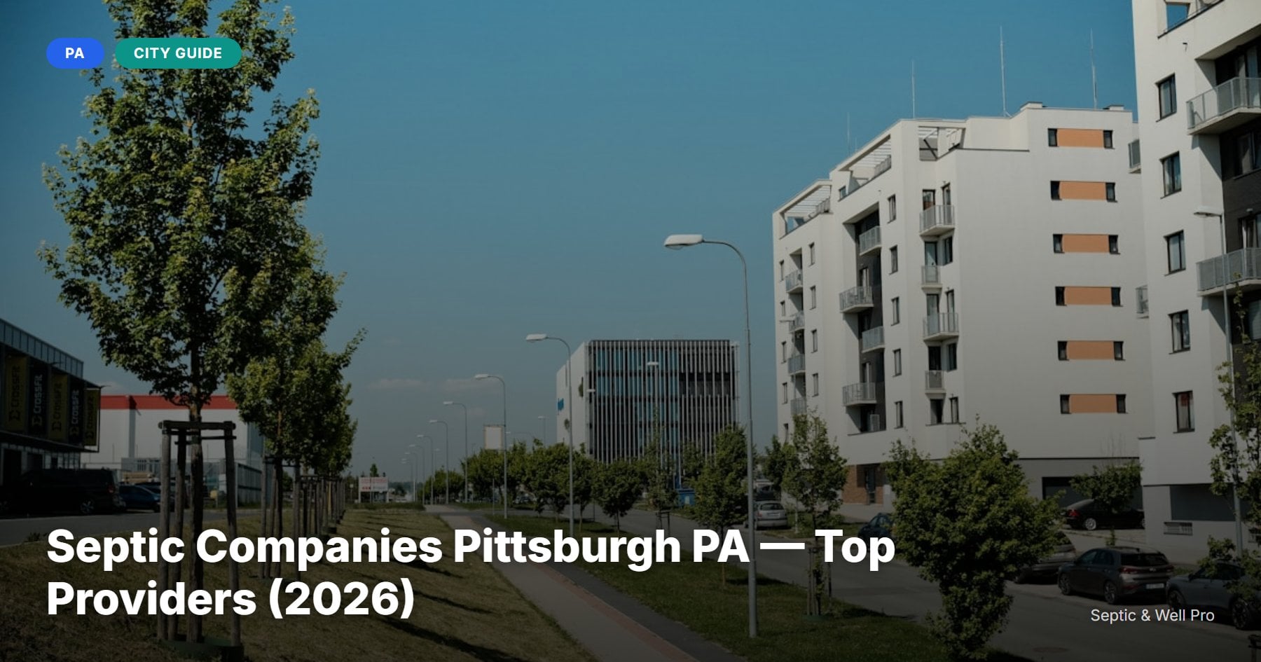 Septic Companies Pittsburgh PA — Top Providers (2026)