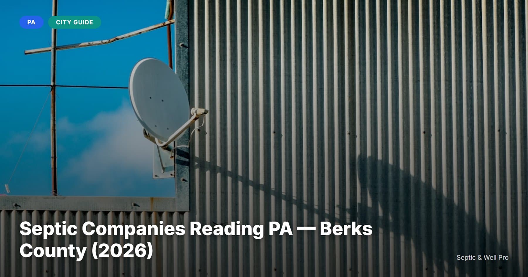 Septic Companies Reading PA — Berks County (2026)