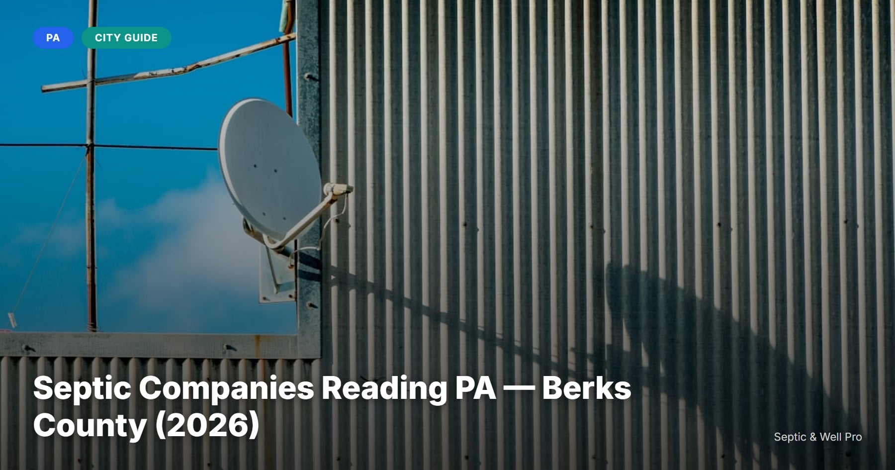 Septic Companies Reading PA — Berks County (2026)
