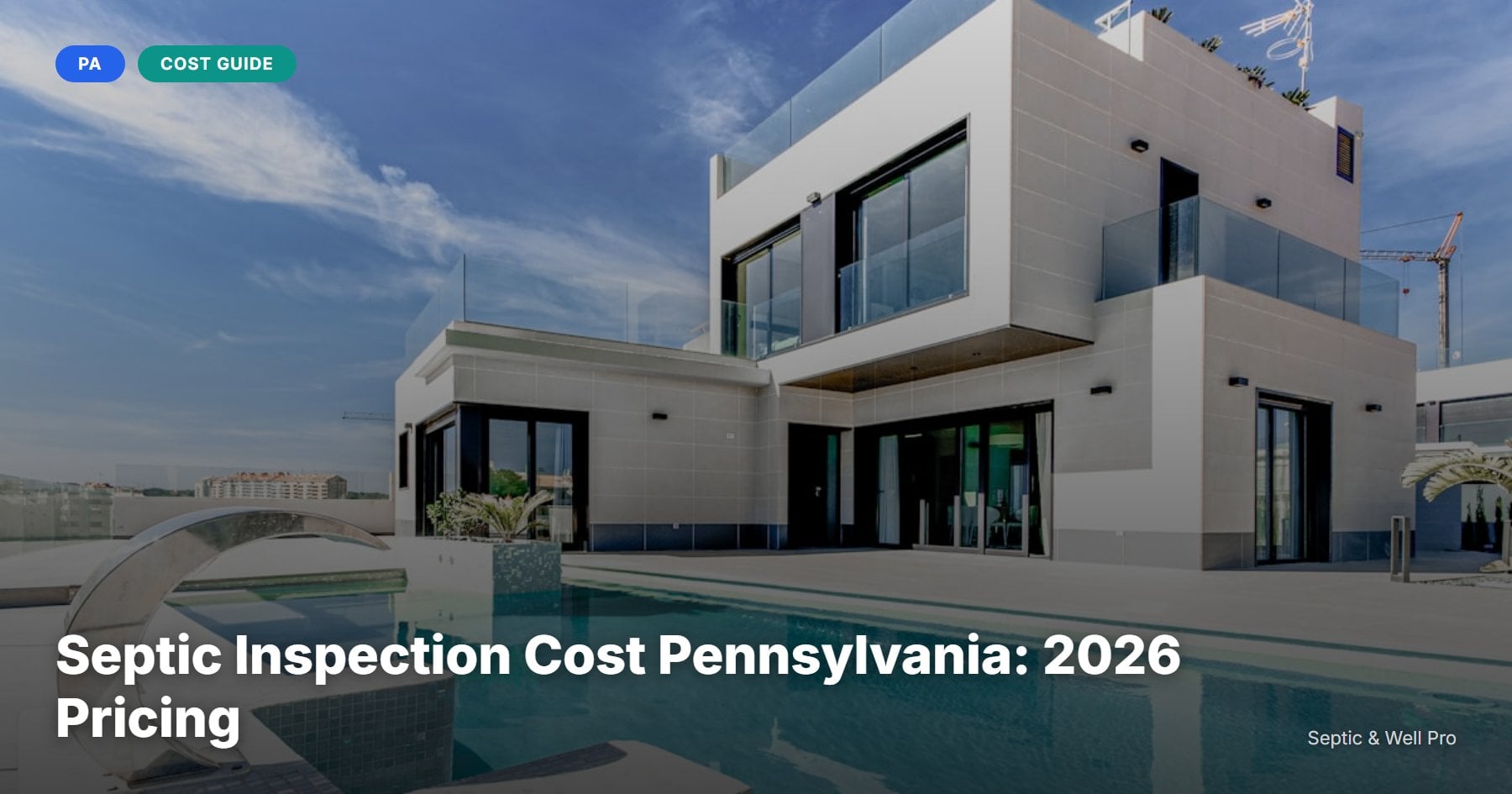 Septic Inspection Cost Pennsylvania: 2026 Pricing