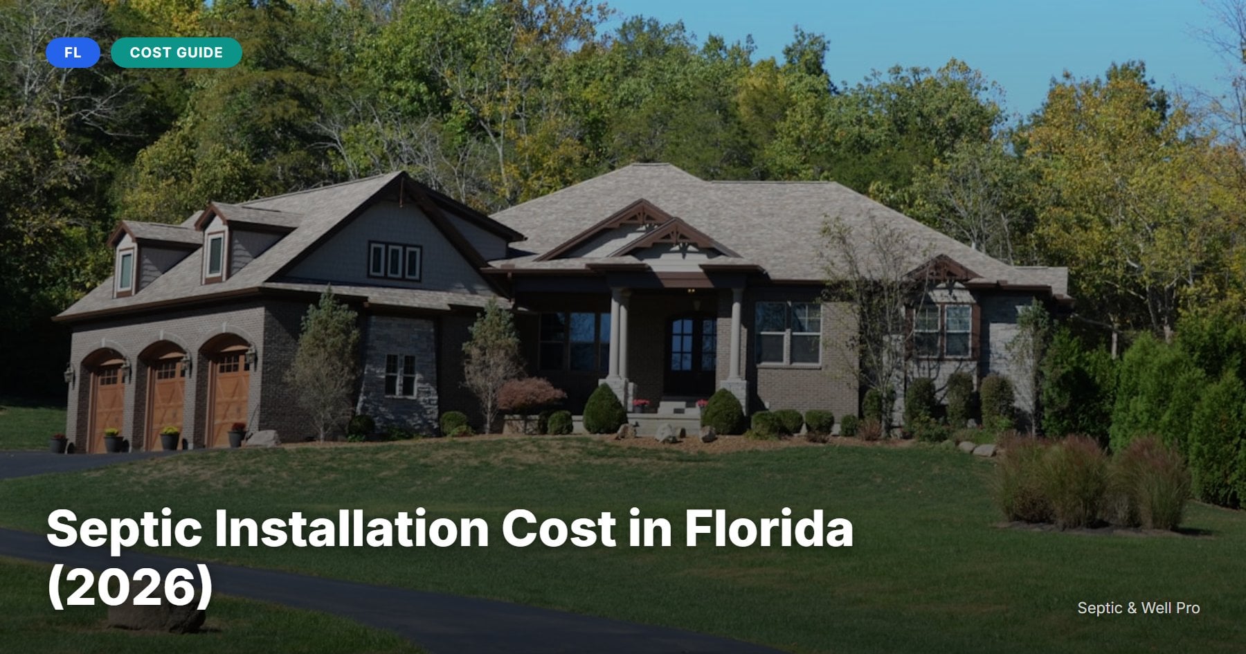 Septic Installation Cost in Florida (2026)