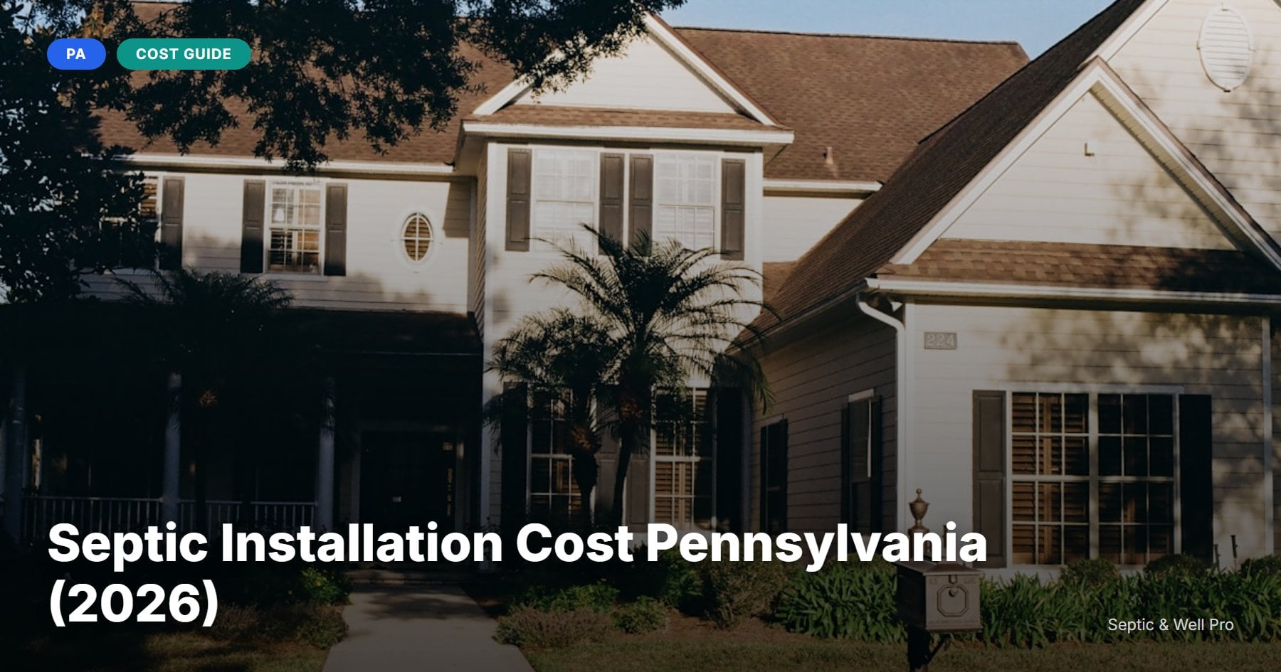 Septic Installation Cost Pennsylvania (2026)