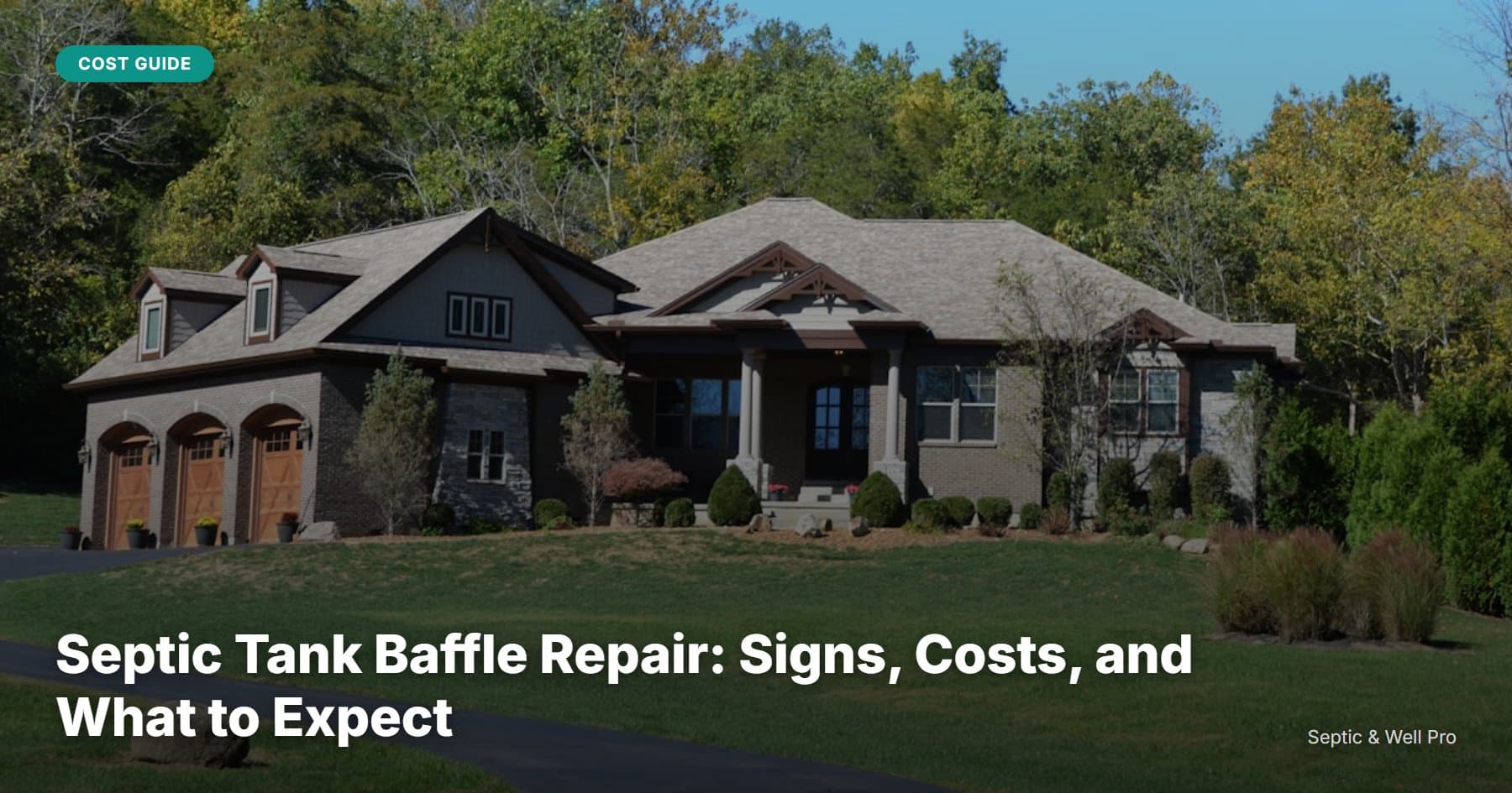 Septic Tank Baffle Repair: Signs, Costs, and What to Expect
