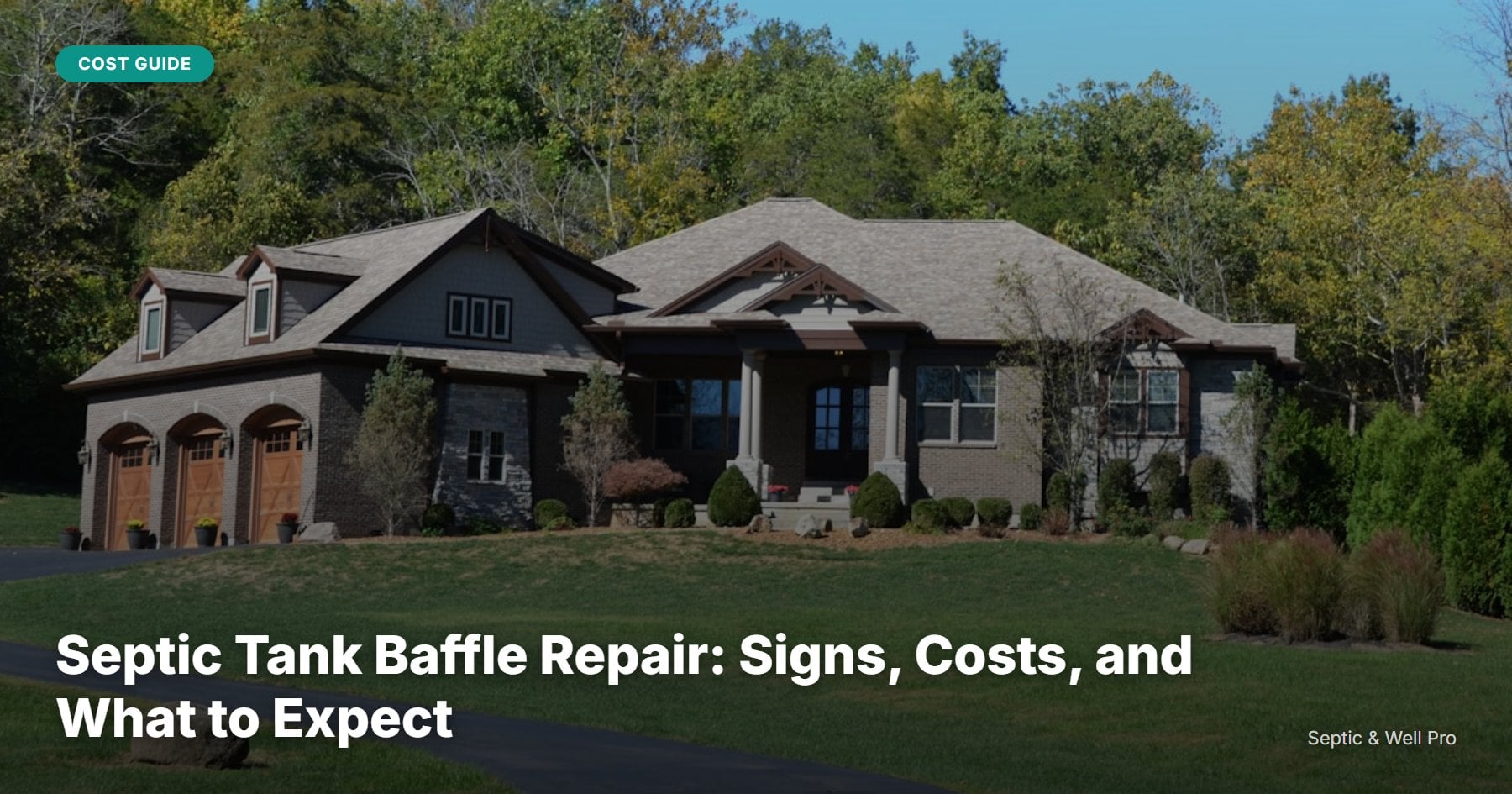 Septic Tank Baffle Repair: Signs, Costs, and What to Expect