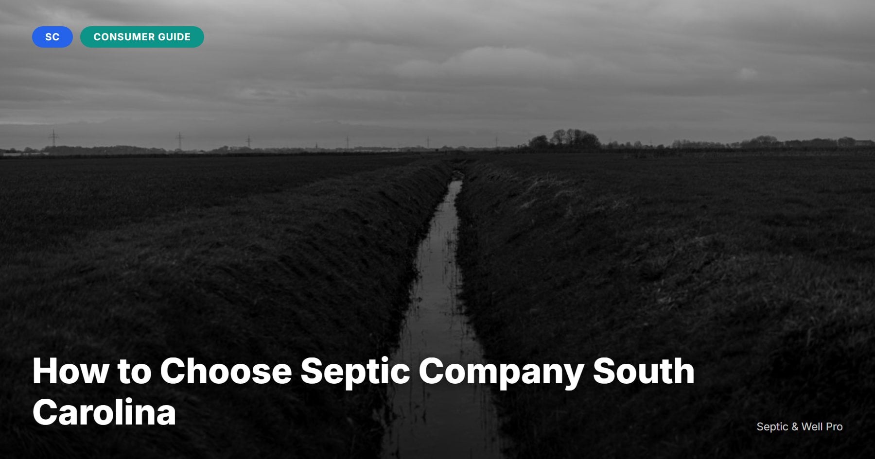How to Choose Septic Company South Carolina