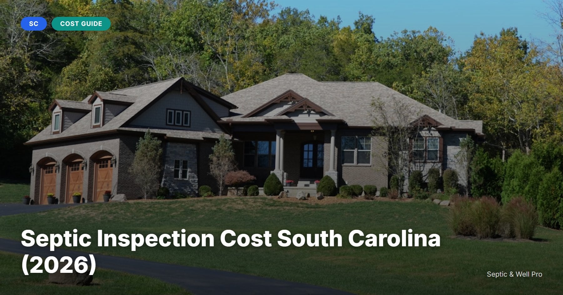 Septic Inspection Cost South Carolina (2026)