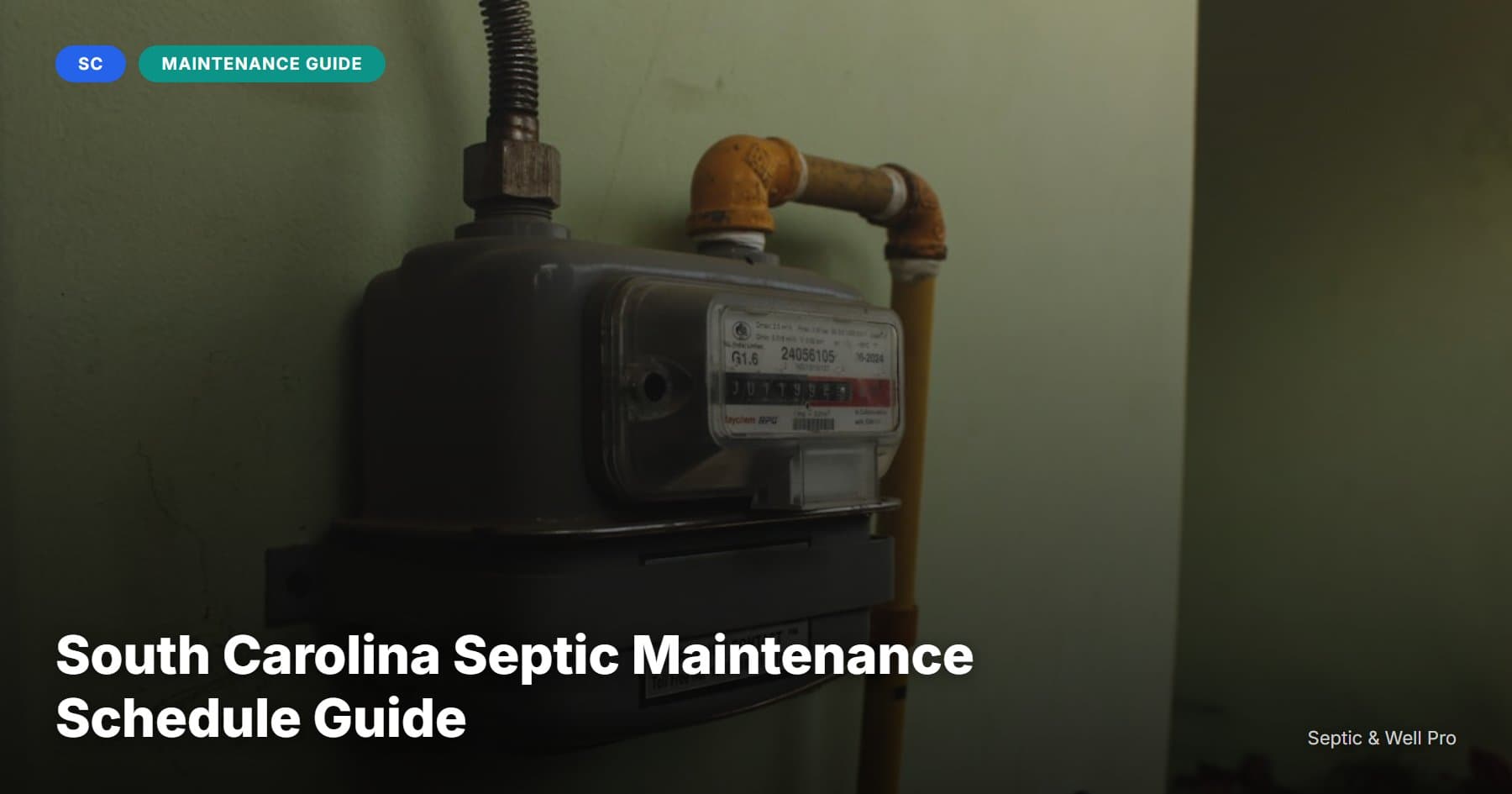 South Carolina Septic Maintenance Schedule Guide