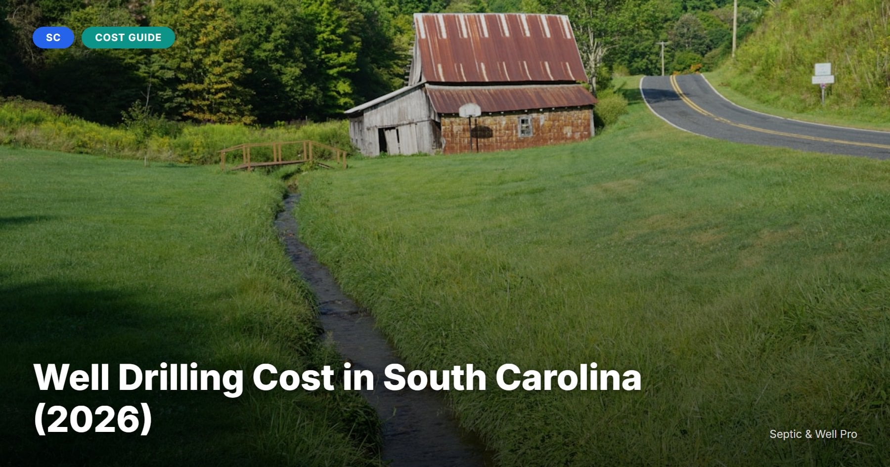 Well Drilling Cost in South Carolina (2026)