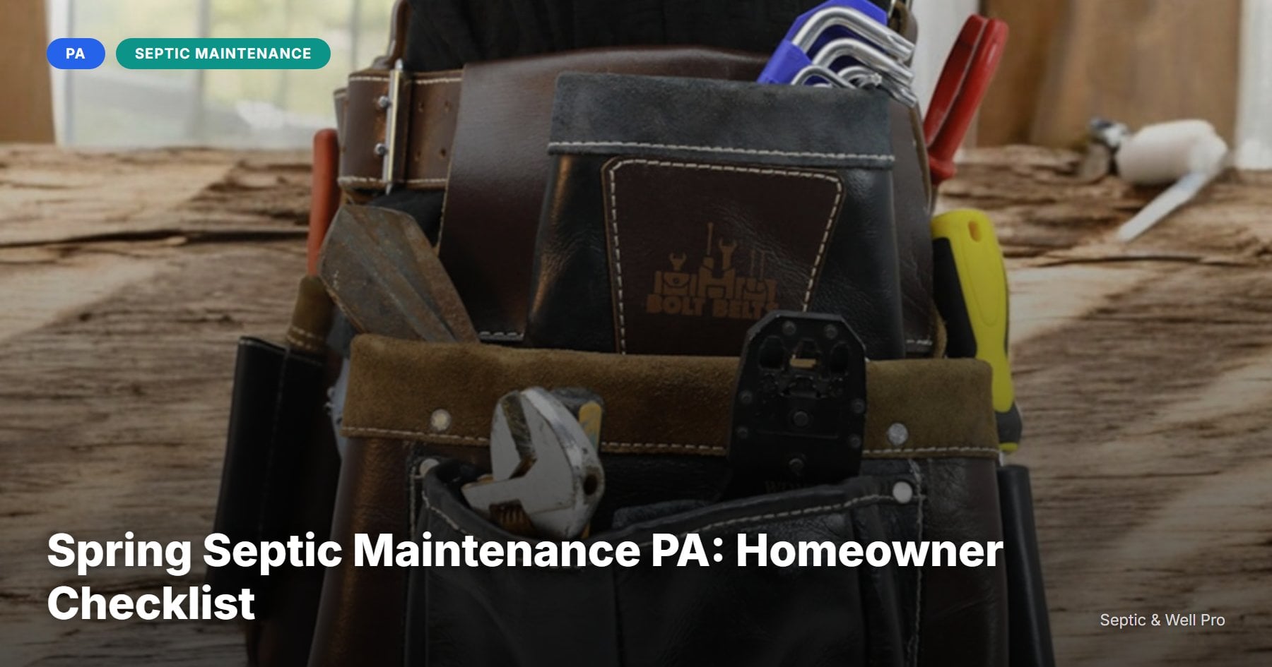 Spring Septic Maintenance PA: Homeowner Checklist