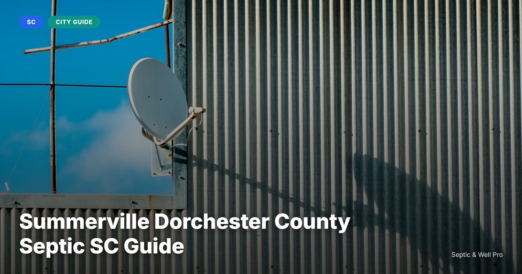 Summerville Dorchester County Septic SC Guide