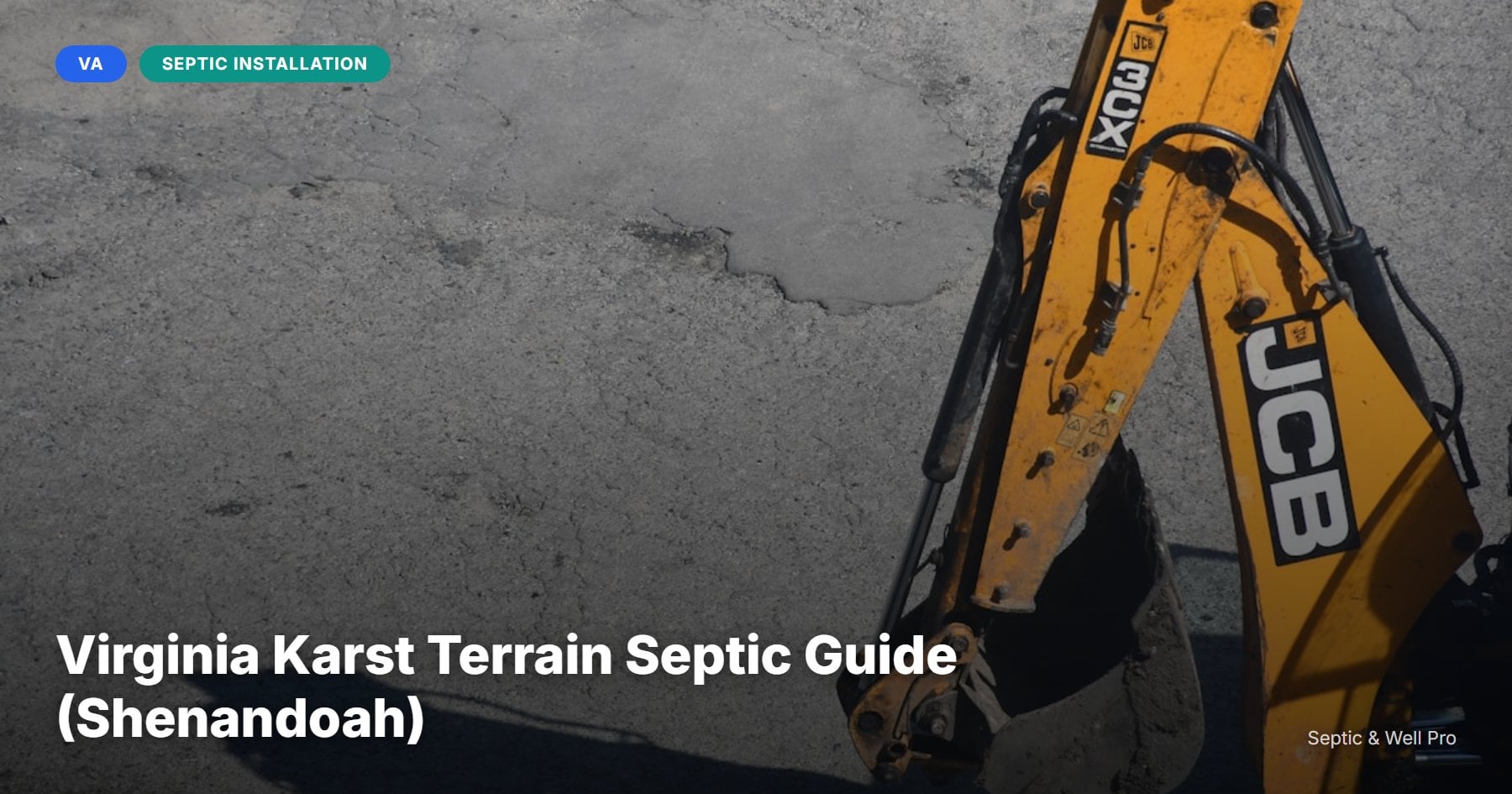 Virginia Karst Terrain Septic Guide (Shenandoah)