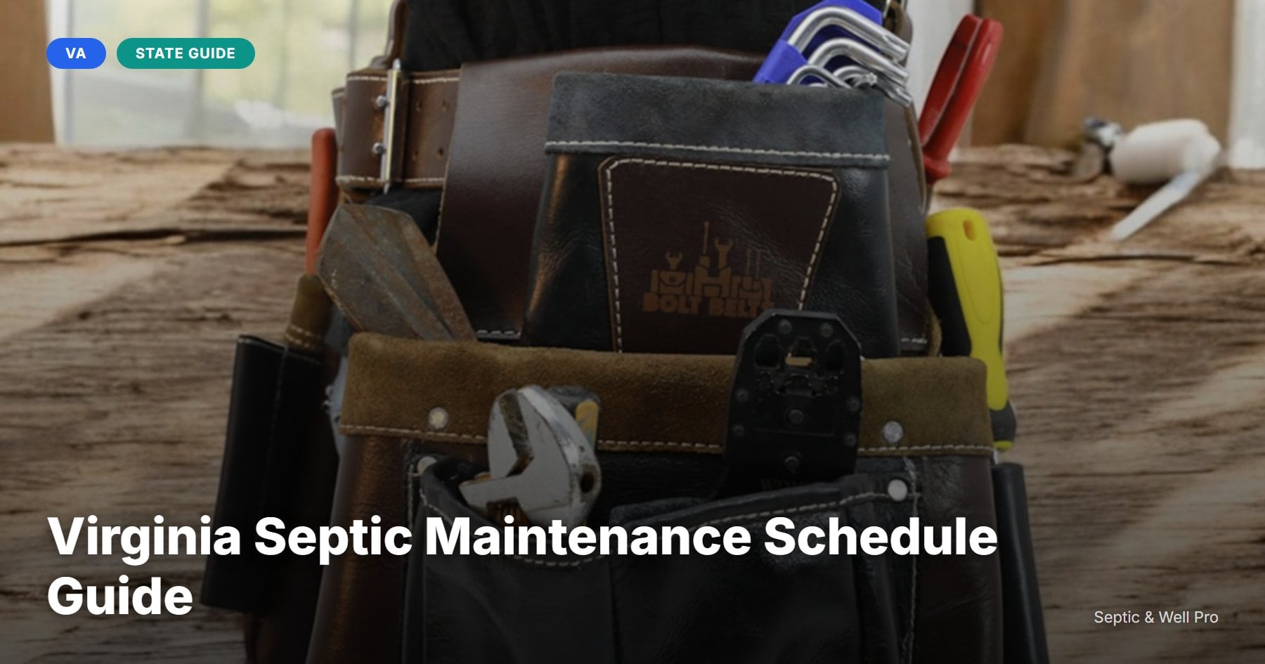 Virginia Septic Maintenance Schedule Guide