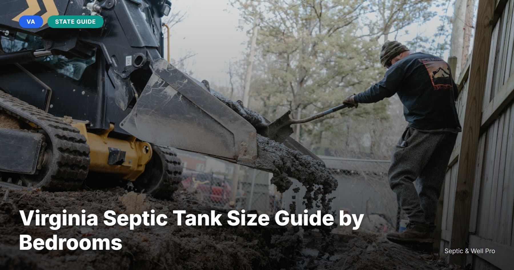 Virginia Septic Tank Size Guide by Bedrooms