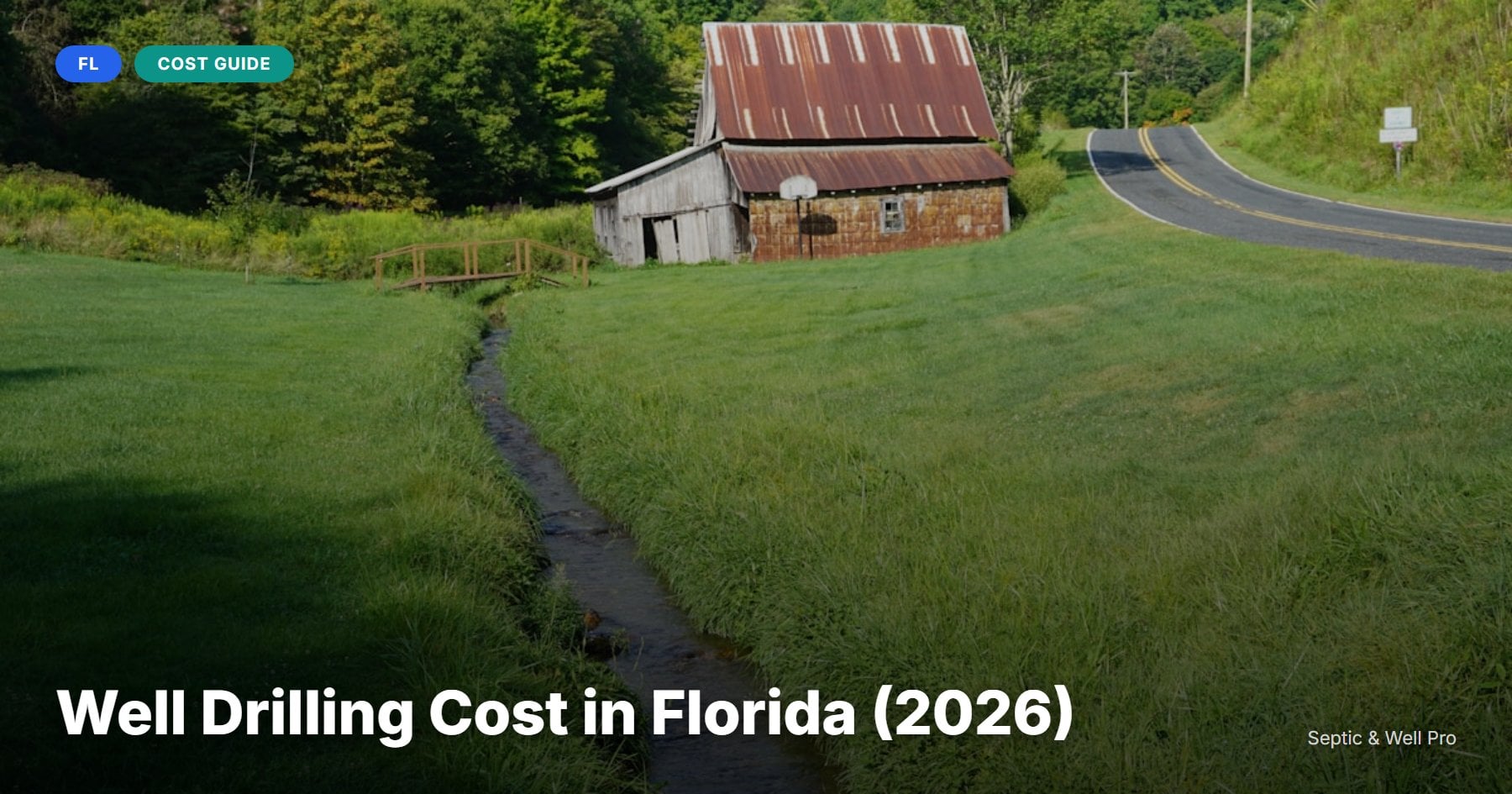 Well Drilling Cost in Florida (2026)
