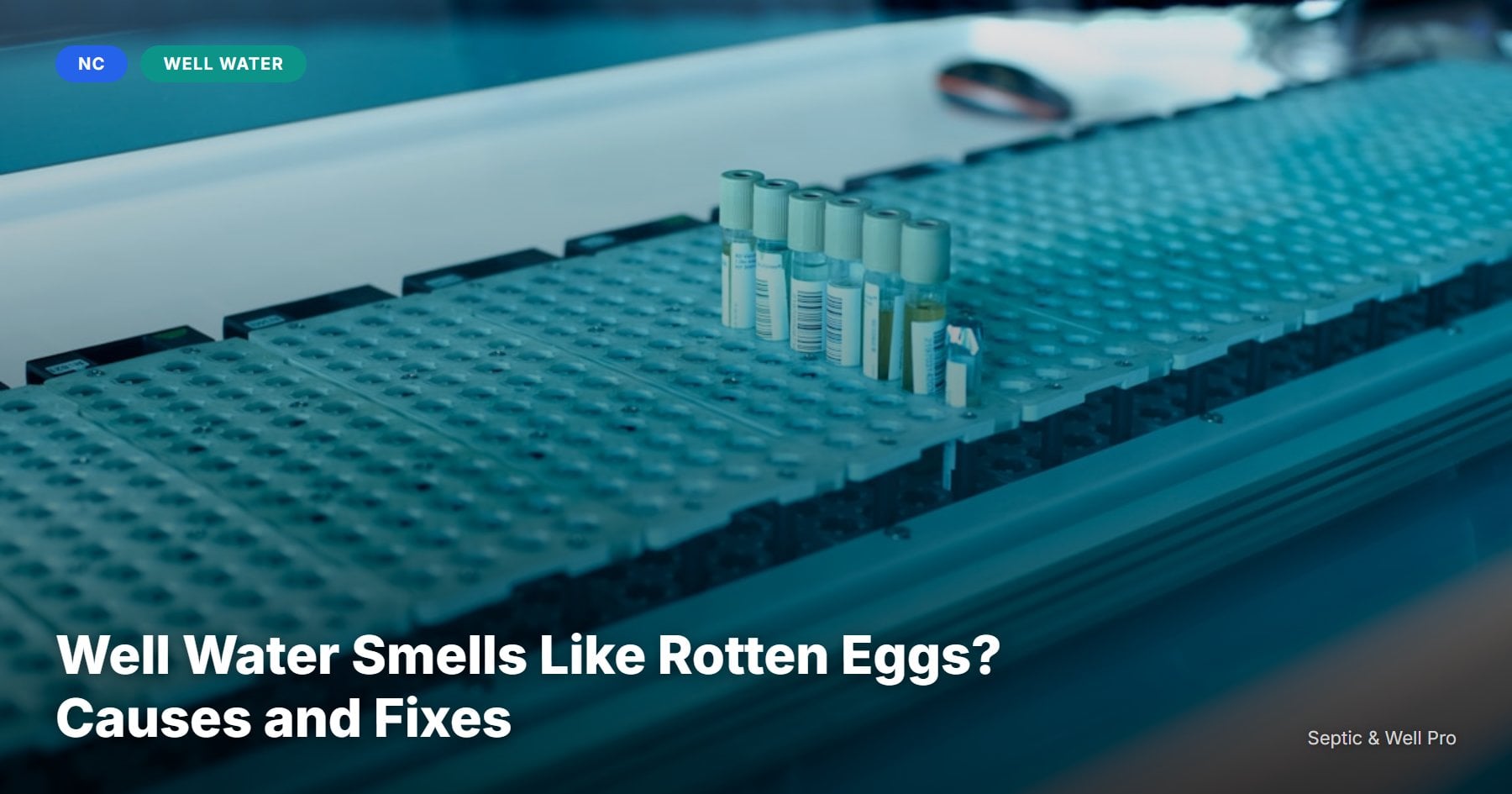 Well Water Smells Like Rotten Eggs? Causes and Fixes