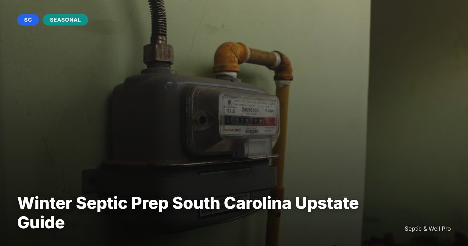 Winter Septic Prep South Carolina Upstate Guide
