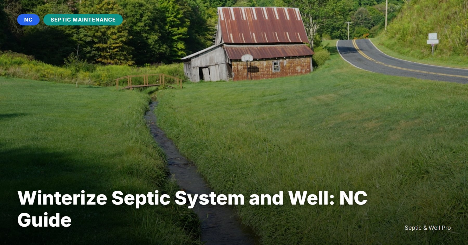 Winterize Septic System and Well: NC Guide