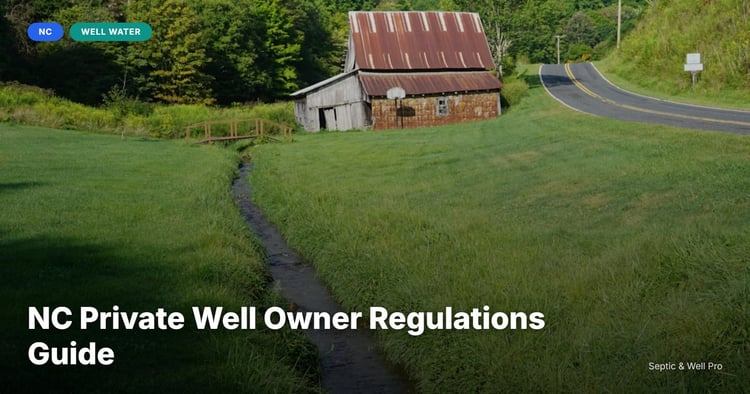 NC Well Rules: Casing Height, Setbacks & Testing (2026) | Septic & Well Pro